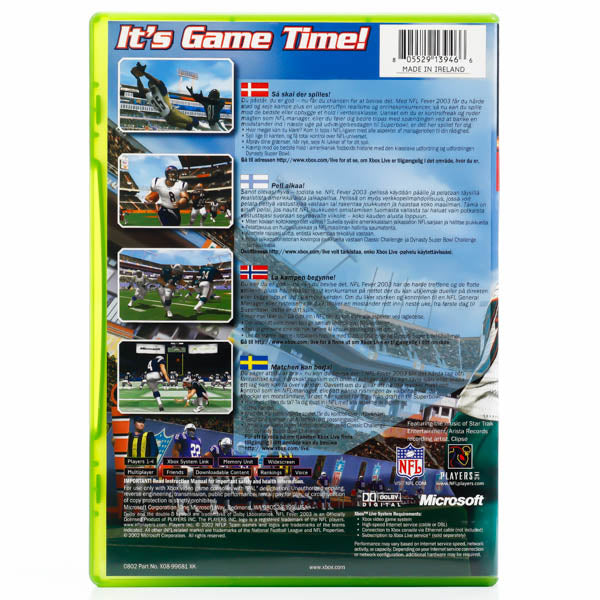 Renovert NFL Fever 2003 - Xbox spill - Retrospillkongen