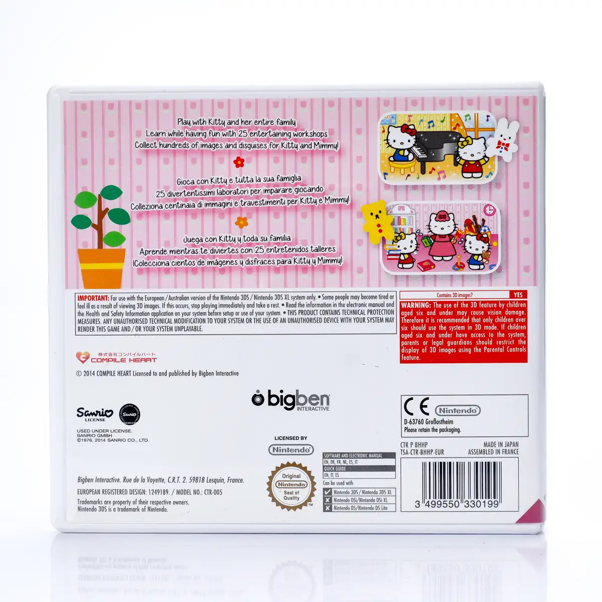 Hello Kitty: Happy Happy Family - Nintendo 3DS spill - Retrospillkongen