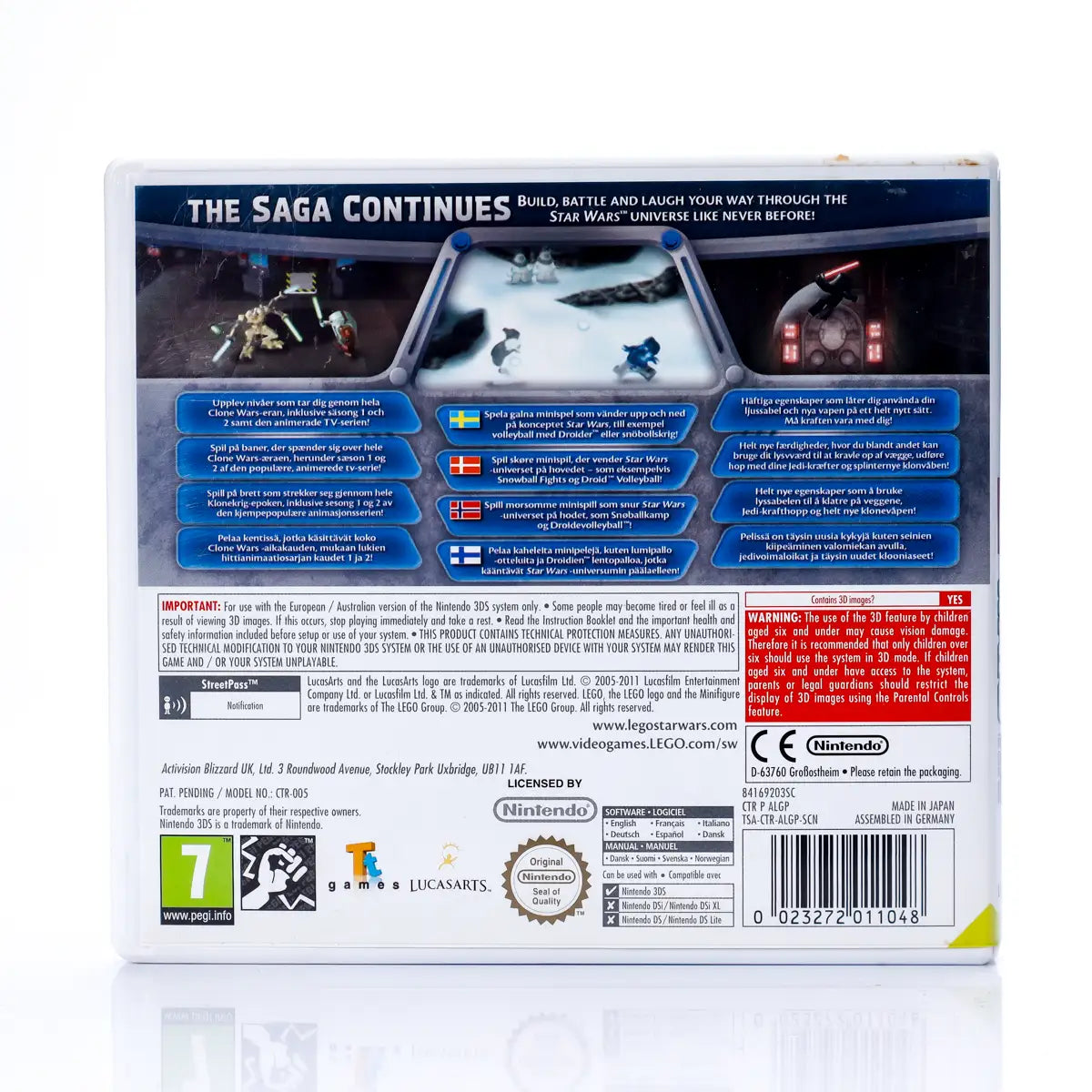 LEGO Star Wars III: The Clone Wars - Nintendo 3DS spill - Retrospillkongen