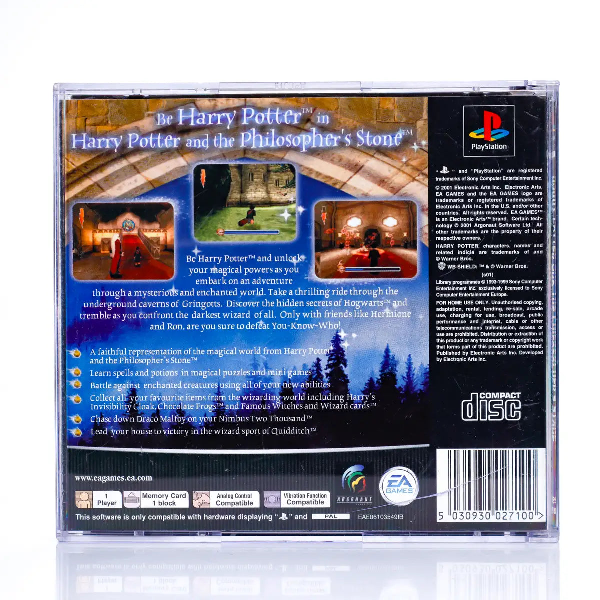 Harry Potter and the Philosopher's Stone - PS1 spill - Retrospillkongen