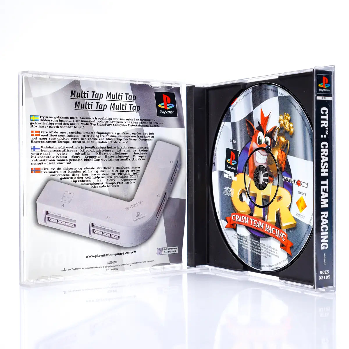 CTR Crash Team Racing - PS1 spill - Retrospillkongen