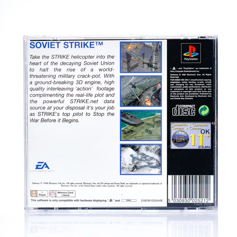 Soviet Strike - PS1 spill