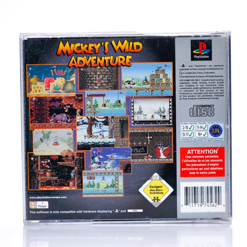 Mickey's Wild Adventure - PS1 spill