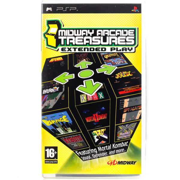 Renovert Midway Arcade Treasures: Extended Play - PSP spill - Retrospillkongen