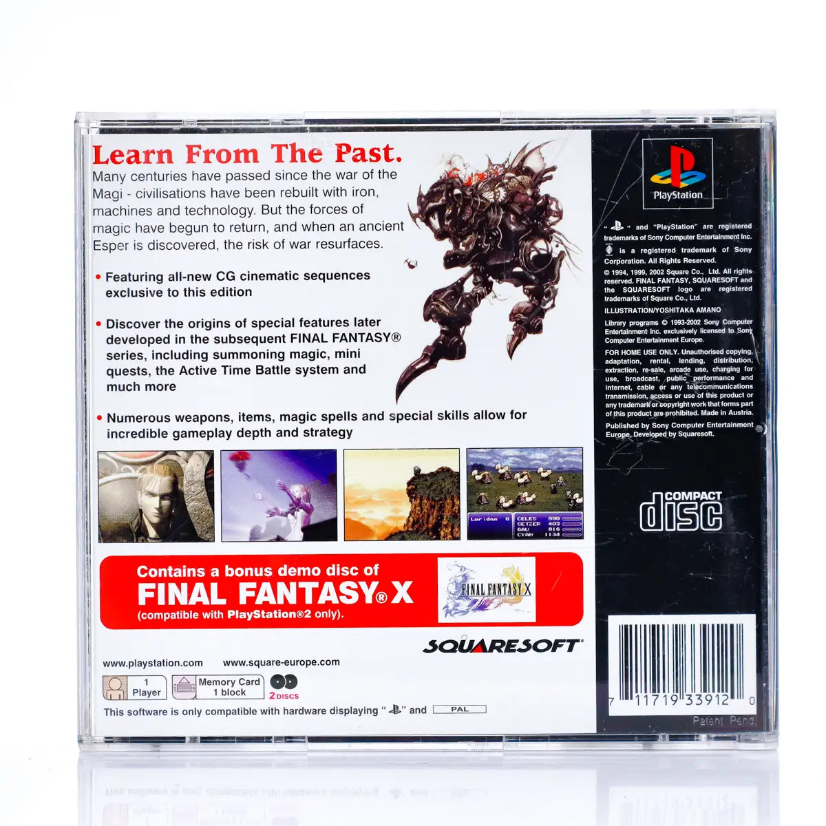 Final Fantasy VI - PS1 spill - Retrospillkongen