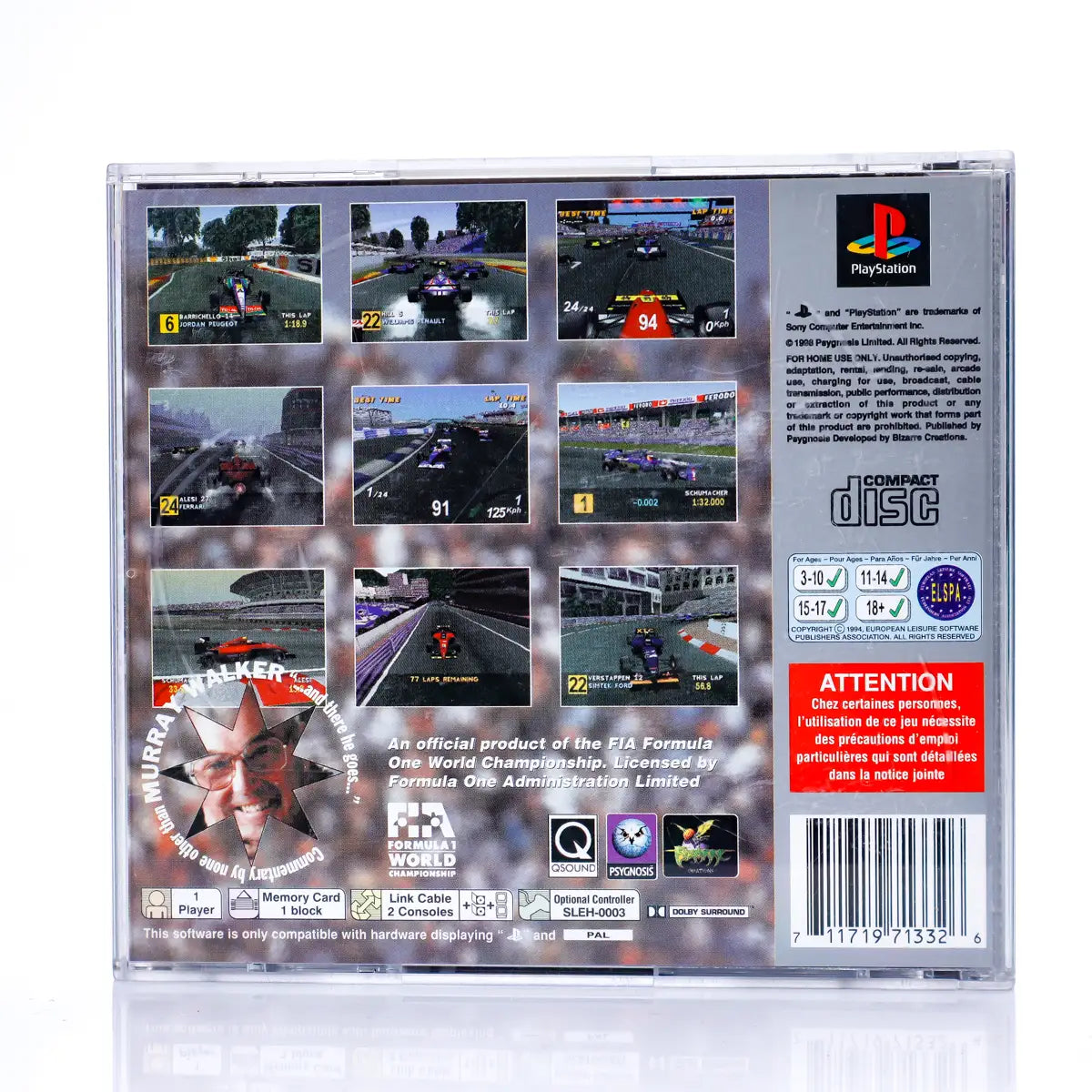 Formula 1 - PS1 spill - Retrospillkongen