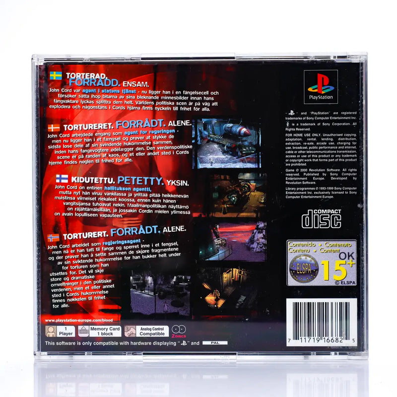 In Cold Blood - PS1 spill