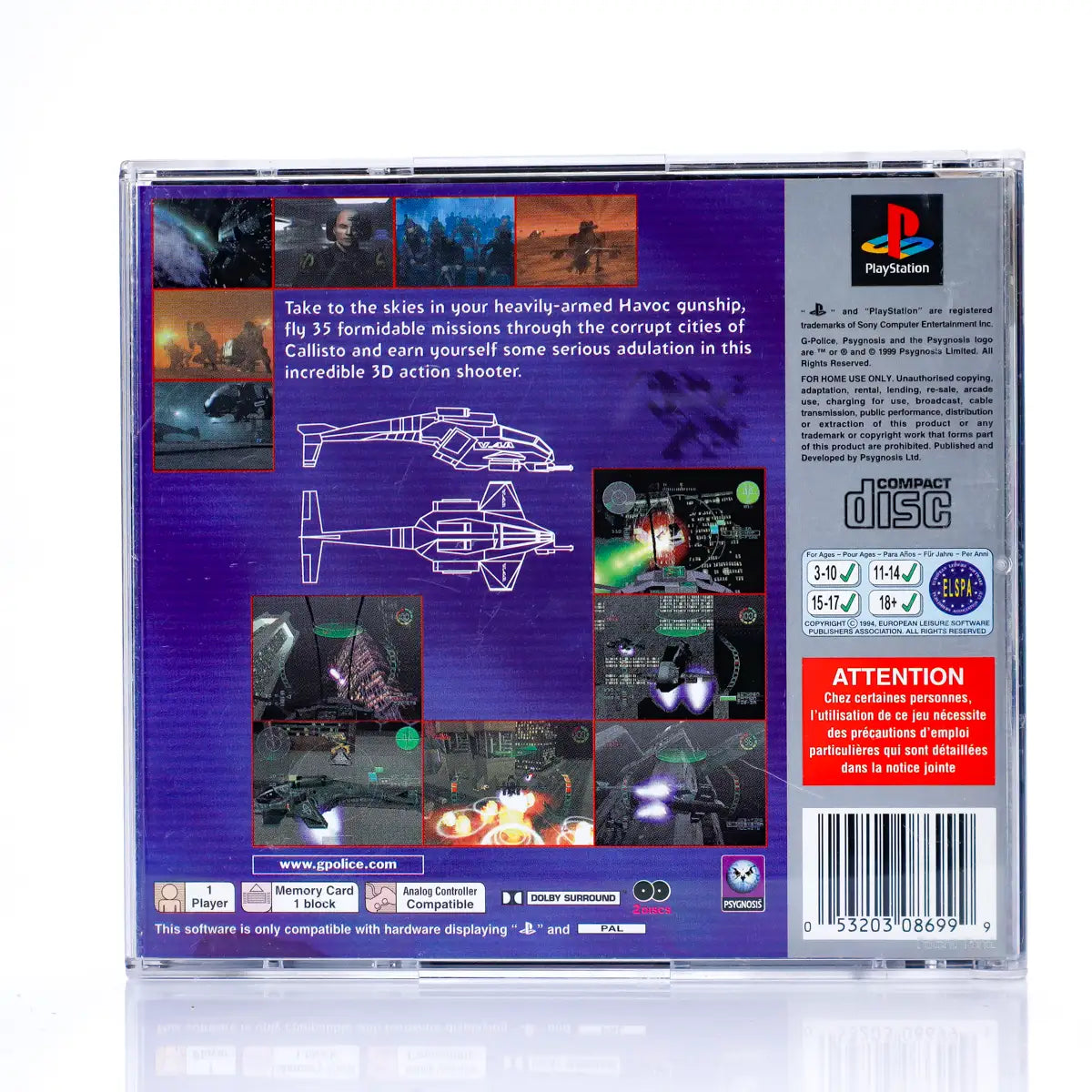 G-Police - PS1 spill - Retrospillkongen