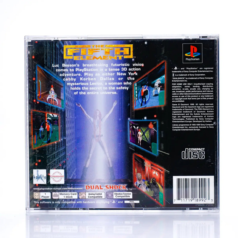 The Fifth Element - PS1 spill