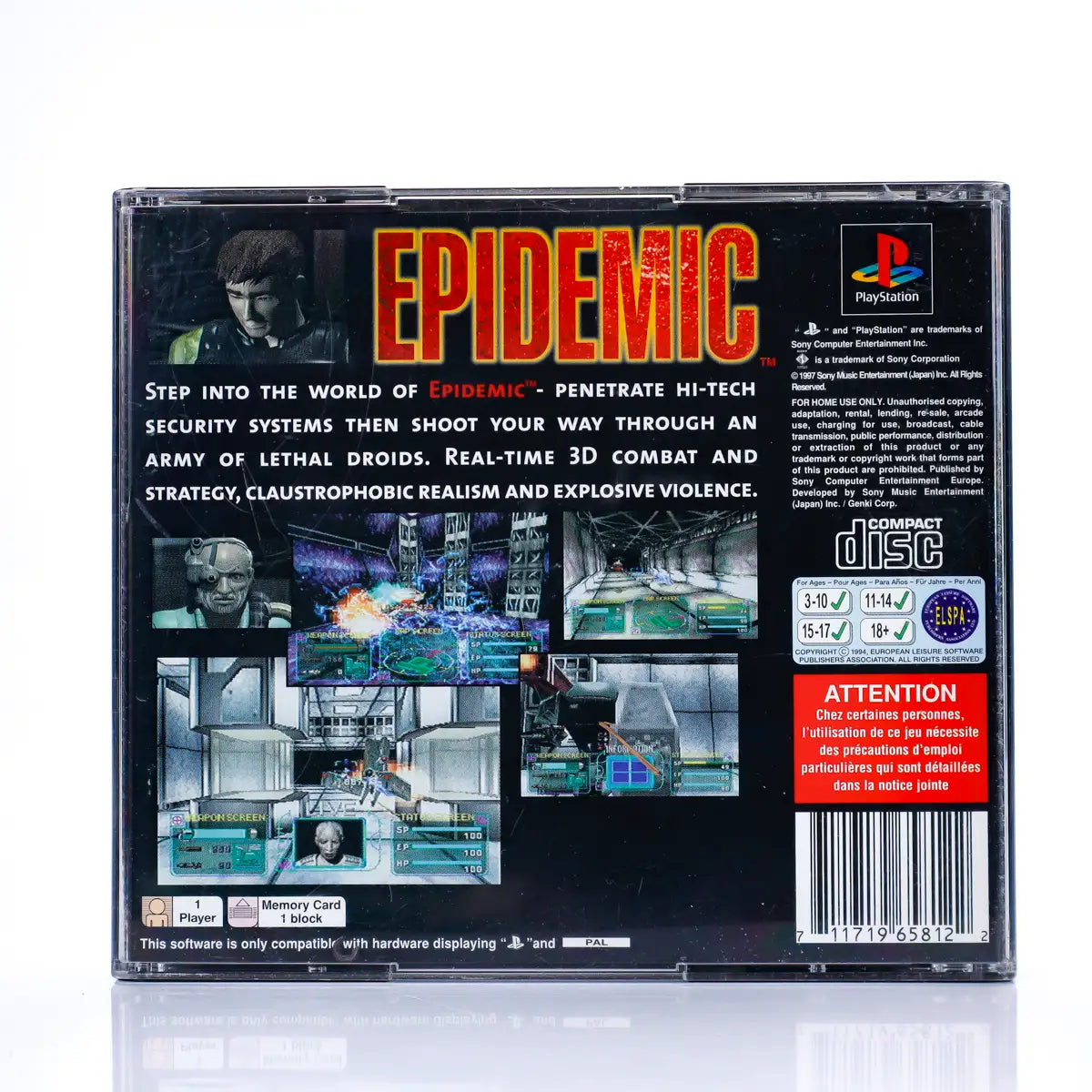 Epidemic - PS1 spill - Retrospillkongen