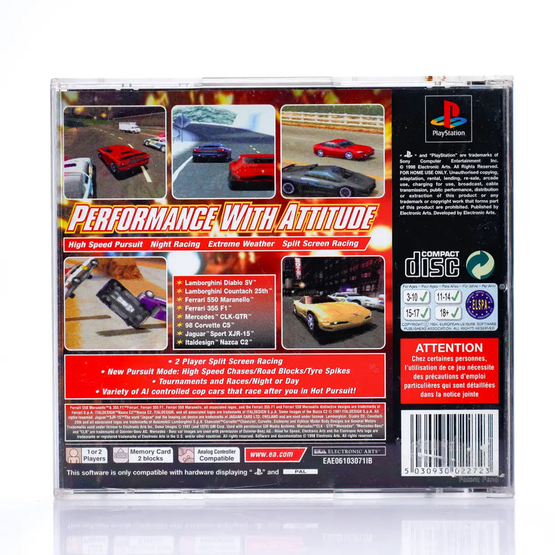 Need for Speed III: Hot Pursuit - PS1 spill