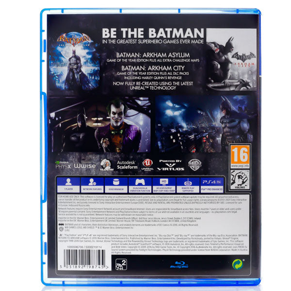 Batman: Return to Arkham - PS4 spill - Retrospillkongen