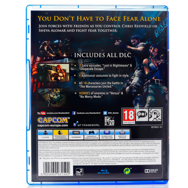 Resident Evil 5 - PS4 spill - Retrospillkongen