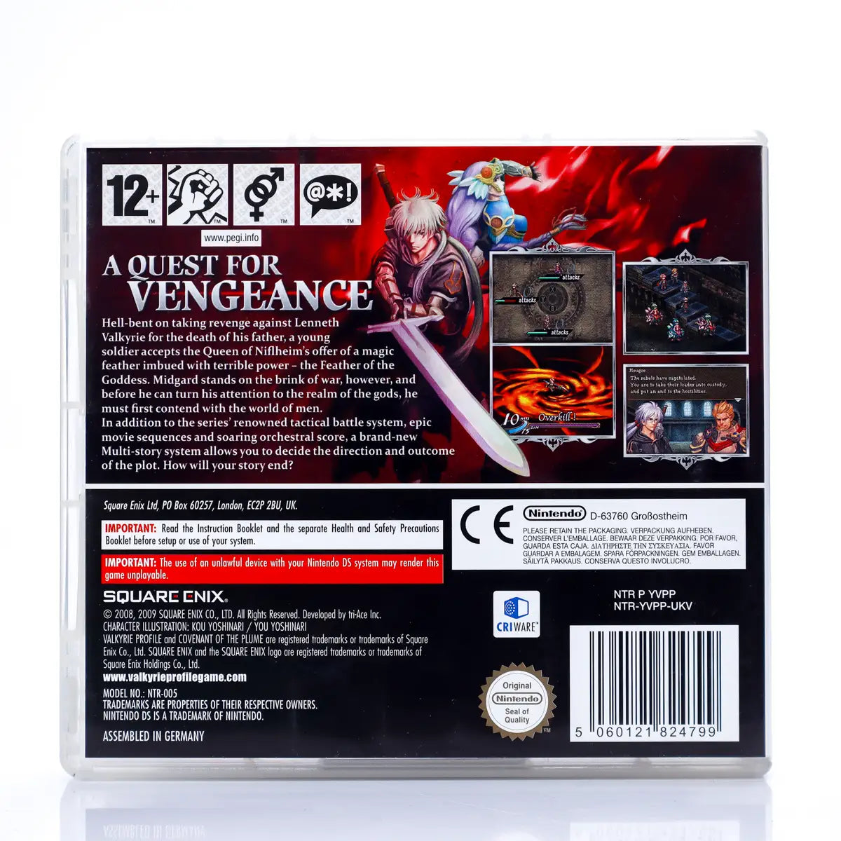Valkyrie Profile: Covenant of the Plume - Nintendo DS spill - Retrospillkongen