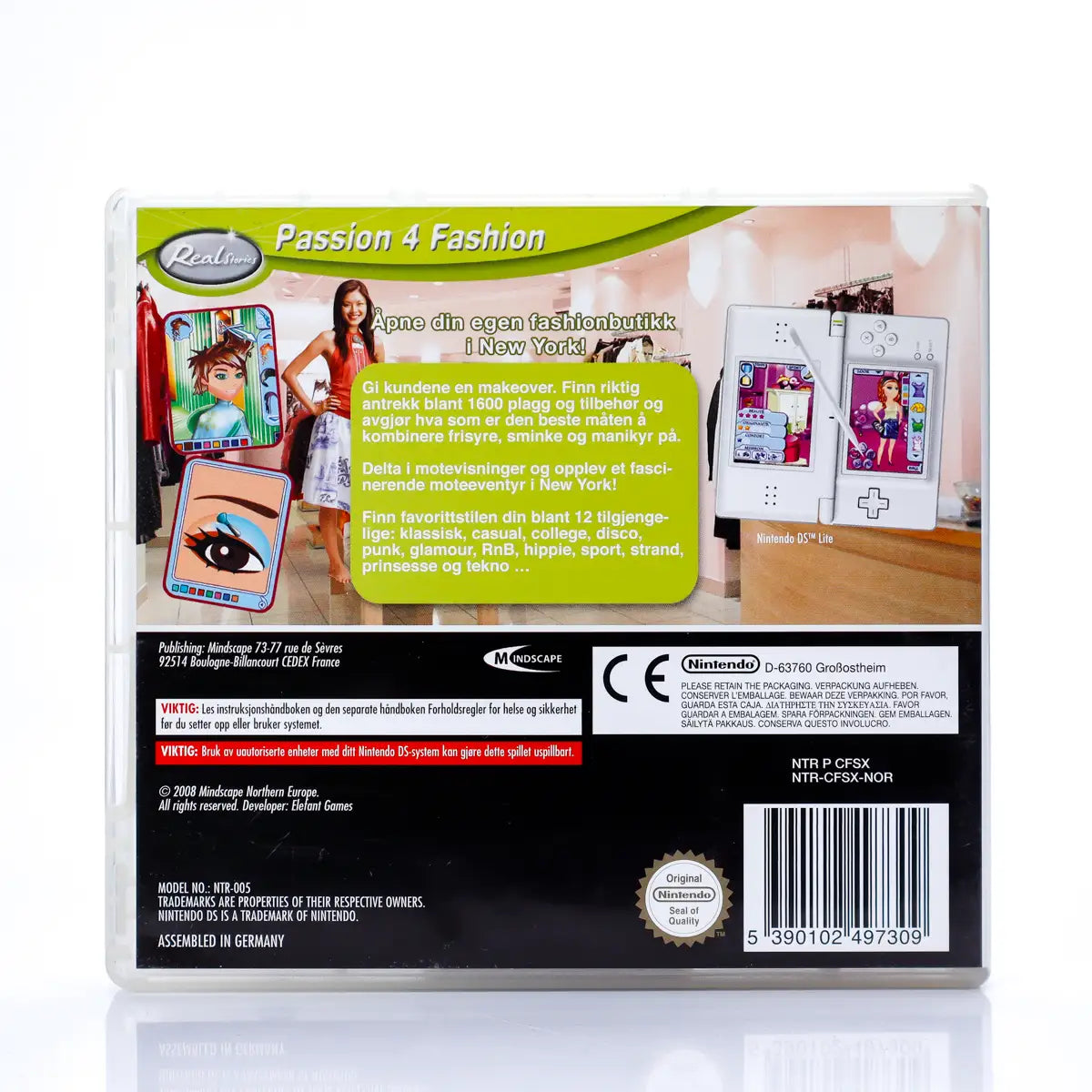 Real Stories: Passion 4 Fashion - Nintendo DS spill - Retrospillkongen