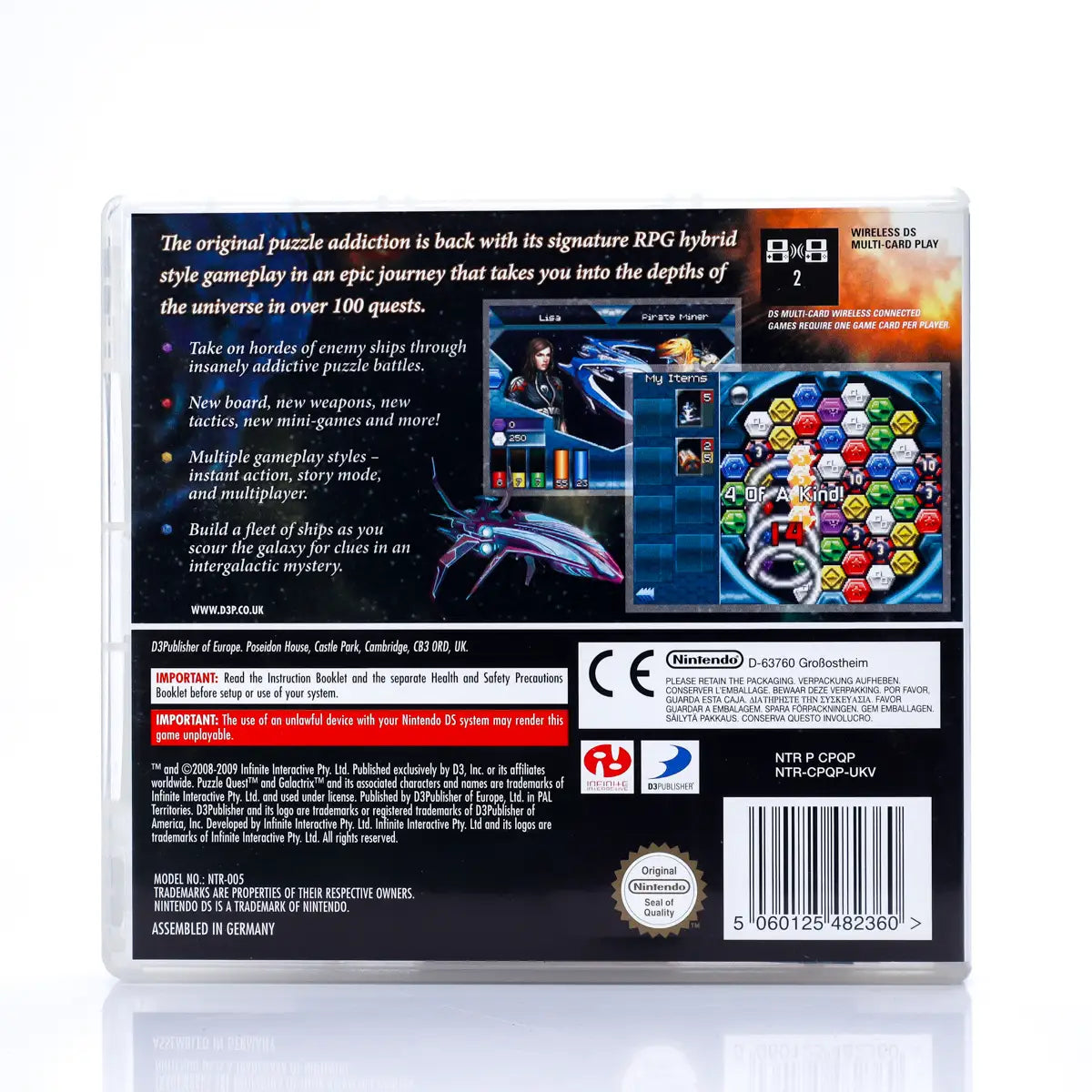 Puzzle Quest: Galactrix - Nintendo DS spill - Retrospillkongen