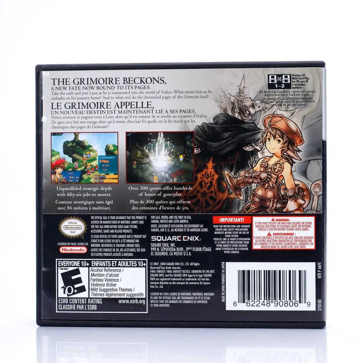 Final Fantasy Tactics A2: Grimoire of the Rift - Nintendo DS spill (NTSC, regionfri) - Retrospillkongen