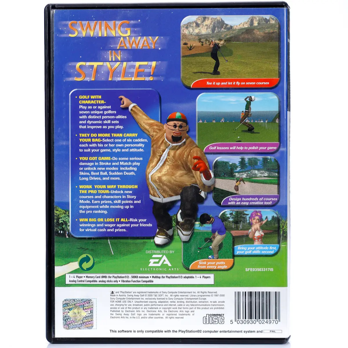 Swing Away Golf - PS2 Spill - Retrospillkongen