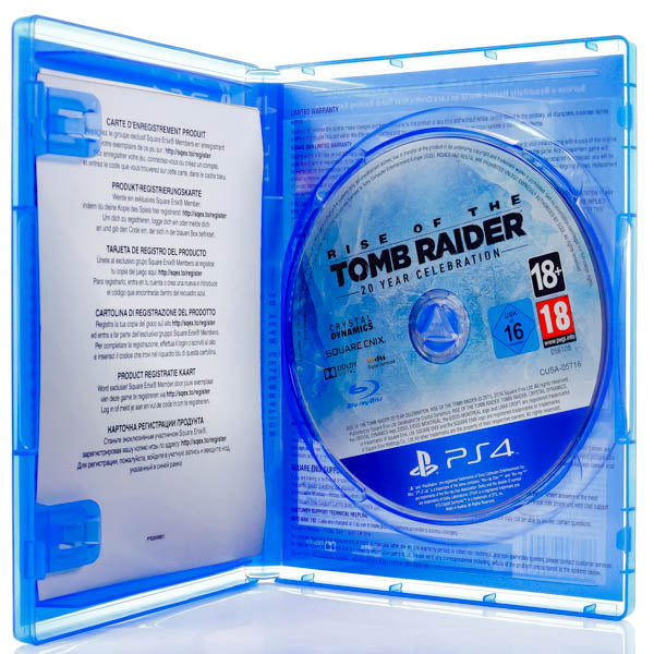Rise of the Tomb Raider 20 Year Celebration Edition - PS4 spill - Retrospillkongen