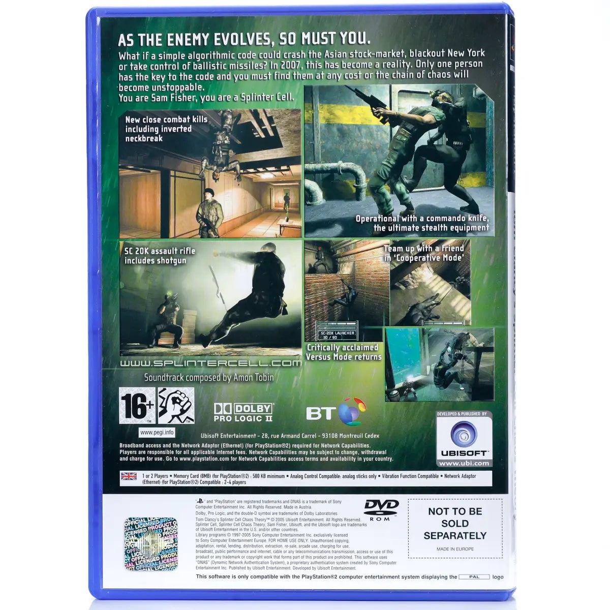 Tom Clancy's Splinter Cell Trilogy - PS2 Spill - Retrospillkongen