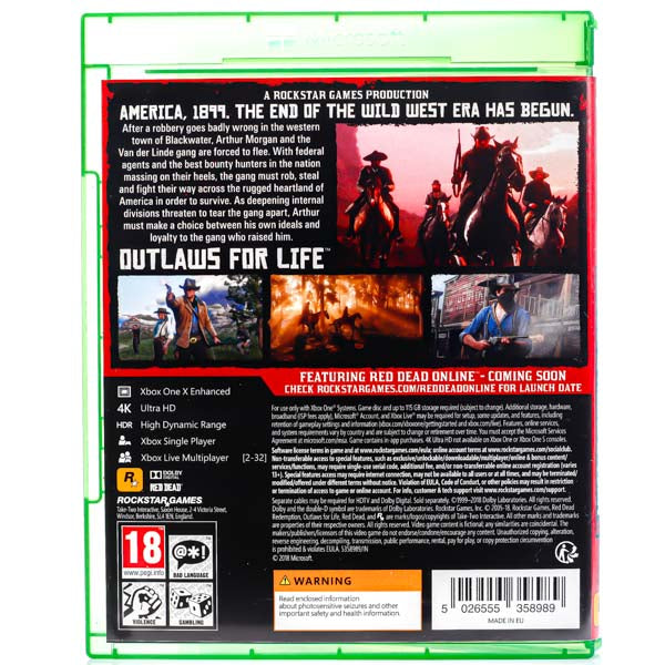 Red Dead Redemption II - Xbox One spill - Retrospillkongen