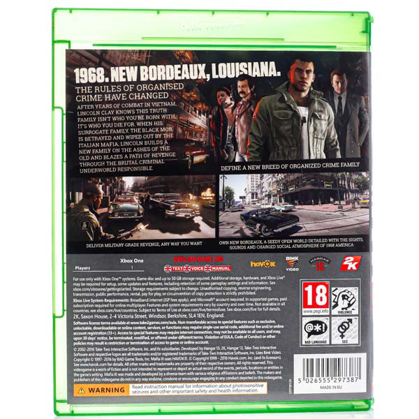 Mafia III - Xbox One spill - Retrospillkongen