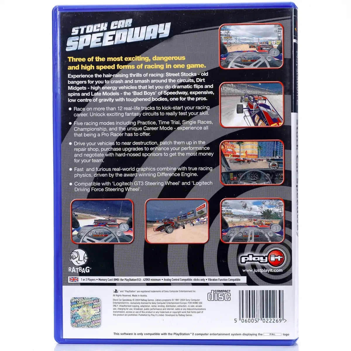 Stock Car Speedway - PS2 Spill - Retrospillkongen