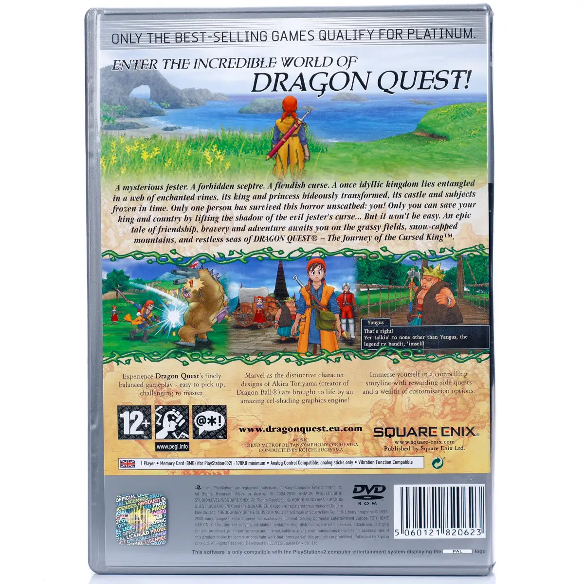 Dragon Quest VIII: Journey of the Cursed King - PS2 Spill - Retrospillkongen
