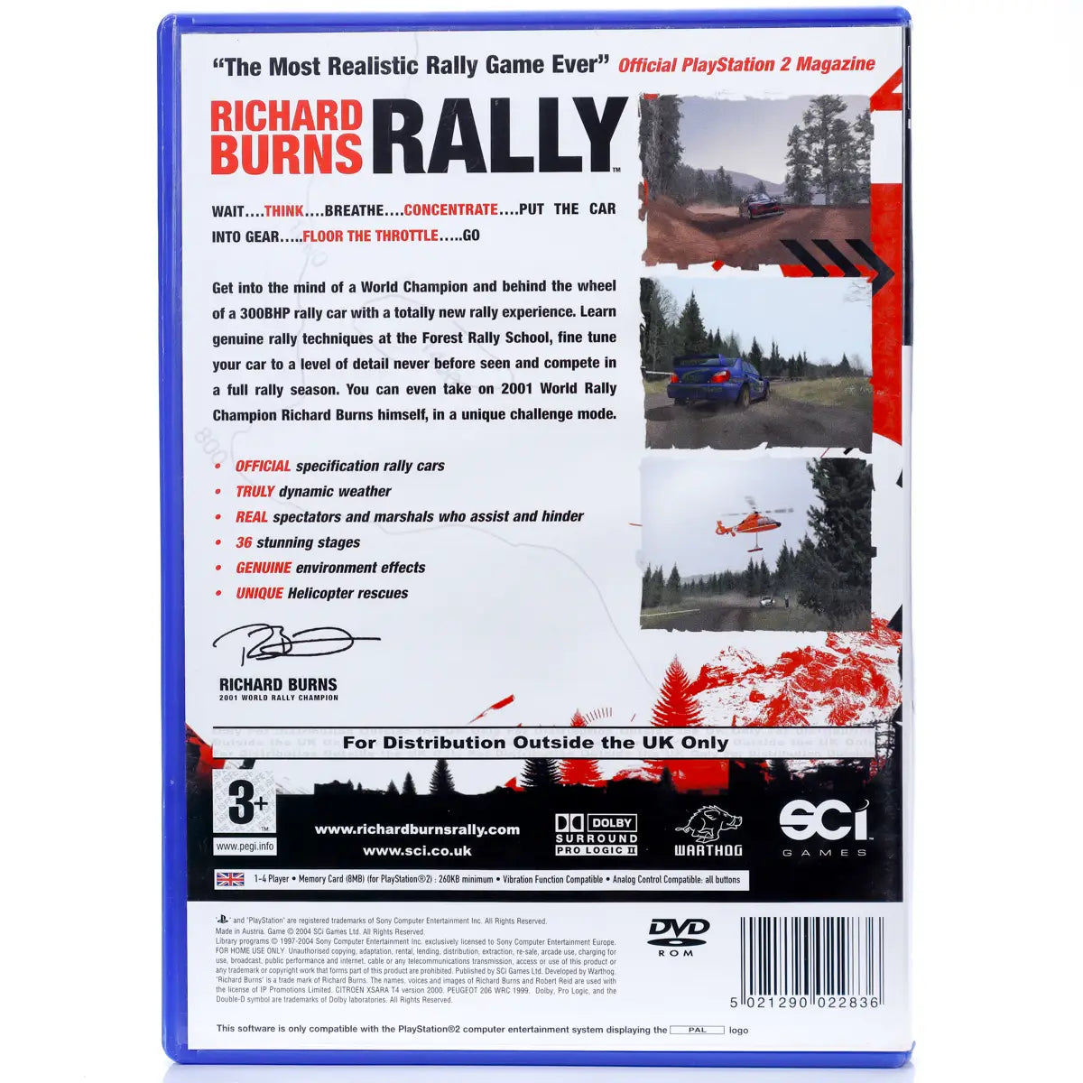 Richard Burns Rally - PS2 Spill - Retrospillkongen