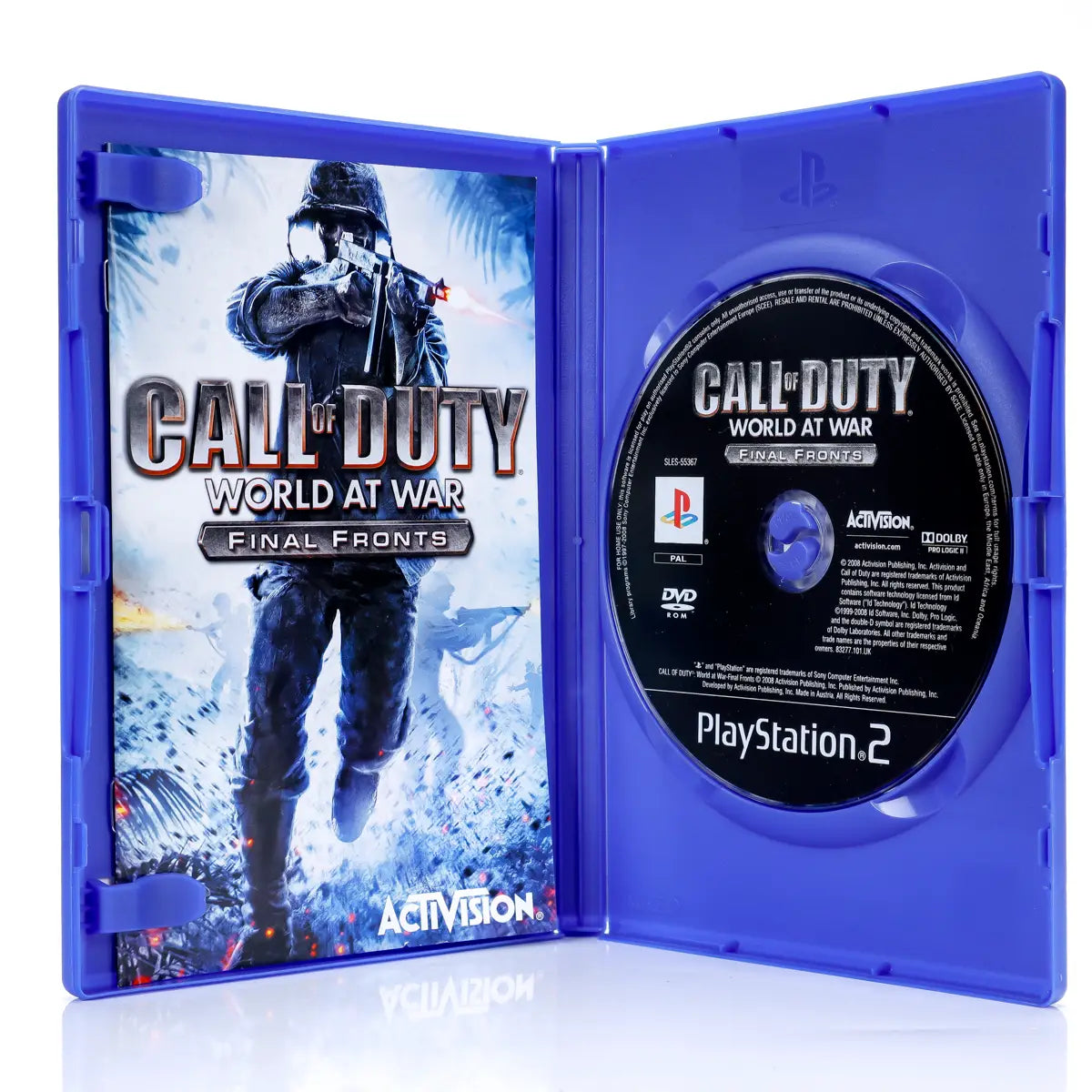 Call of Duty: World at War - Final Fronts - PS2 spill - Retrospillkongen