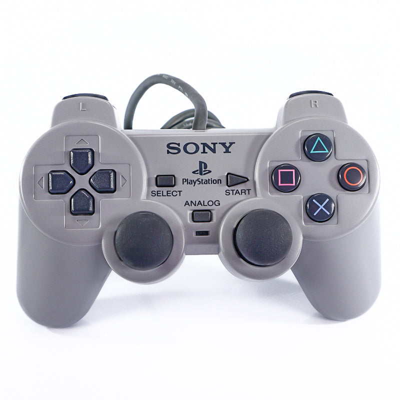 Sony PlayStation 1 Dual Shock Grå Konsoll Pakke - PS1 (Komplett i Eske) - Retrospillkongen
