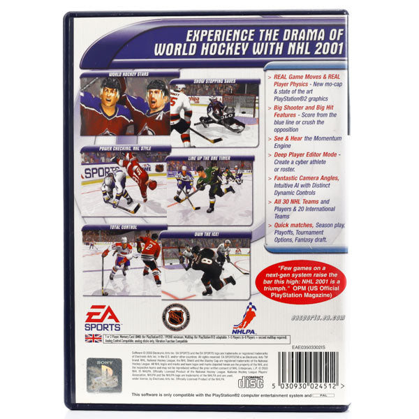 NHL 2001 - PS2 Spill - Retrospillkongen