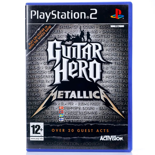 Guitar Hero Metallica - PS2 spill