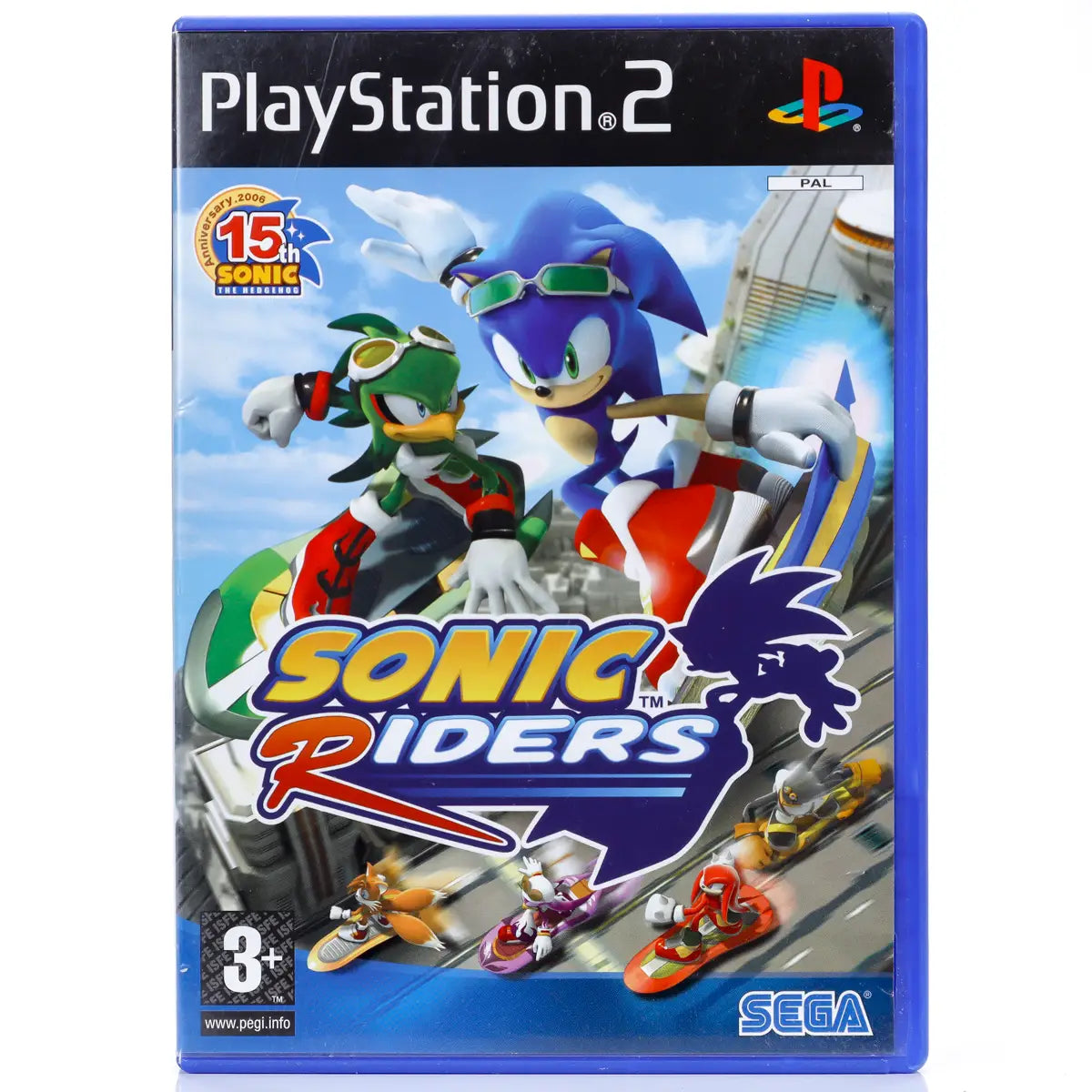 Sonic Riders - PS2 spill - Retrospillkongen