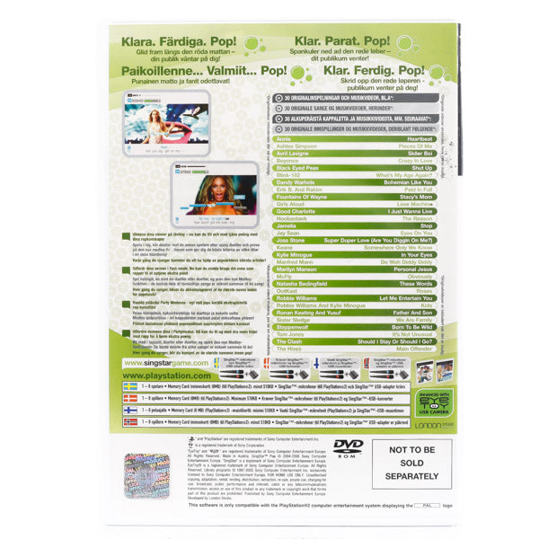 SingStar: Pop - PS2 Spill - Retrospillkongen