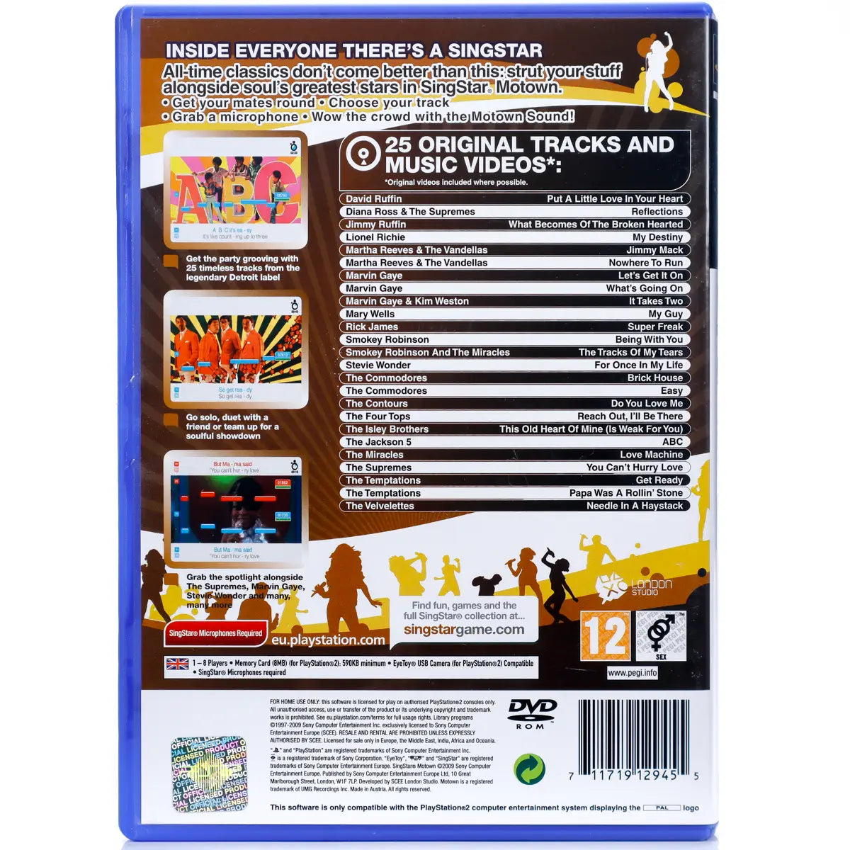 SingStar: Motown - PS2 Spill - Retrospillkongen