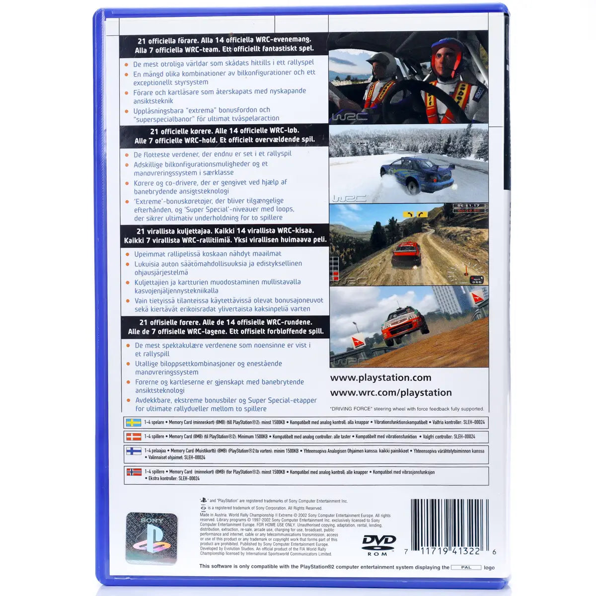 WRC II Extreme - PS2 spill - Retrospillkongen