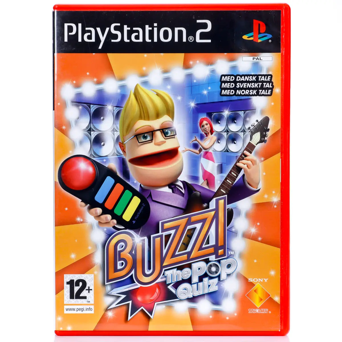 Buzz! The Pop Quiz - PS2 spill - Retrospillkongen