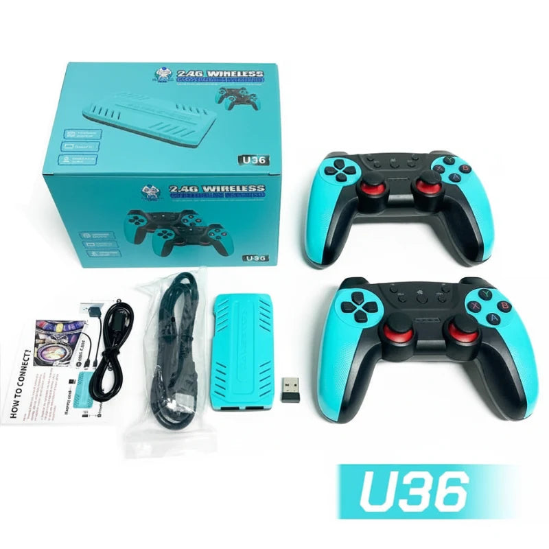 U36 Game Stick Retro Spillkonsoll - 50,000+ Spill Inkludert - Retrospillkongen