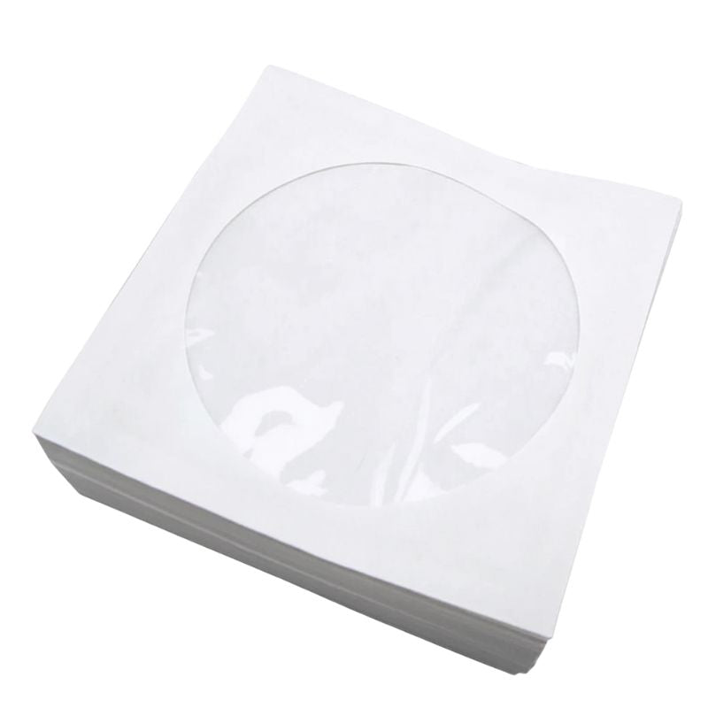 CD/DVD-konvolutt med vindu 50 stk