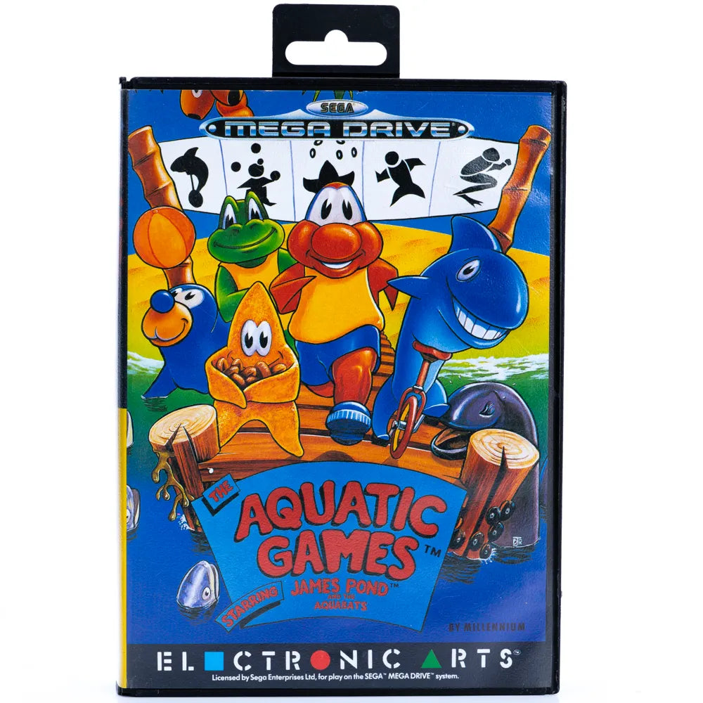 The Aquatic Games starring James Pond - SEGA Mega Drive spill - Retrospillkongen