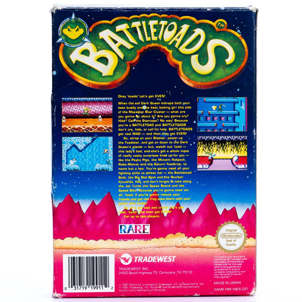 Battletoads - NES spill (I Eske) - Retrospillkongen