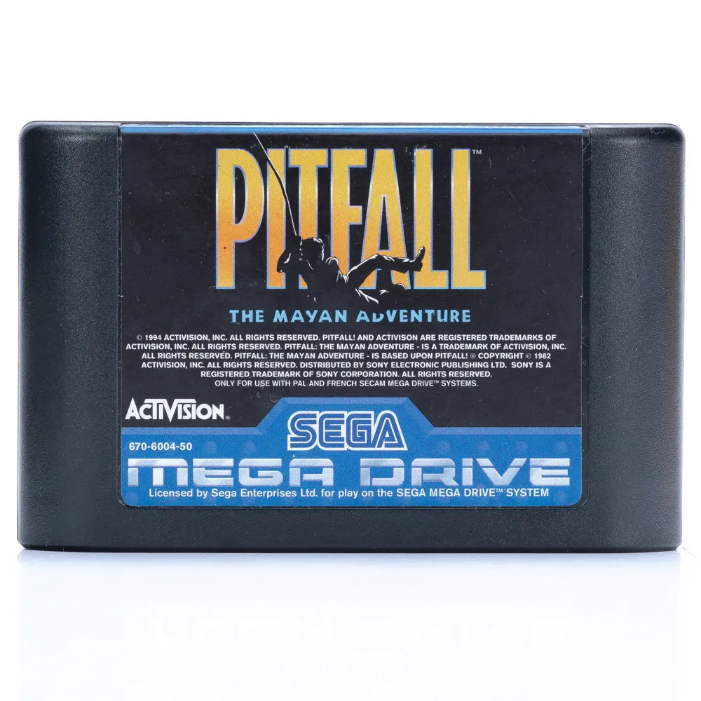 Pitfall The Mayan Adventure - SEGA Mega Drive spill - Retrospillkongen