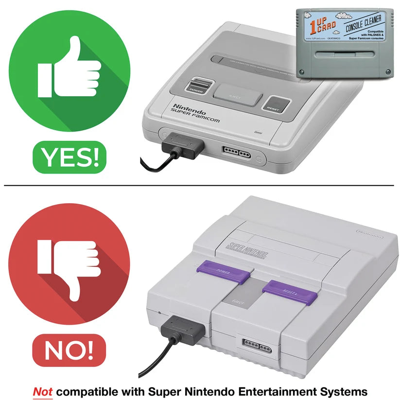 1UPcard Konsollrens til Super Nintendo - SNES - Retrospillkongen