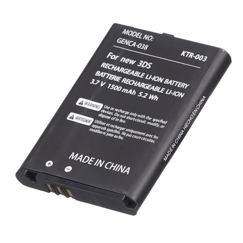 Batteri til New Nintendo 3DS, 3.7V, 1500mAh Li-ion - Retrospillkongen