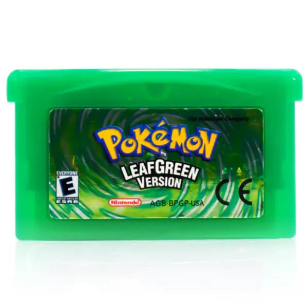 Pokémon LeafGreen Version - GBA spill (NTSC versjon)