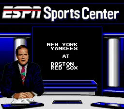 ESPN Baseball Tonight - SNES spill