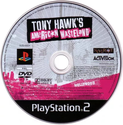 Tony Hawk's American Wasteland - PS2 spill - Retrospillkongen