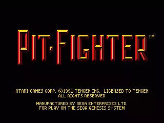 Pit-Fighter - SEGA Mega Drive spill