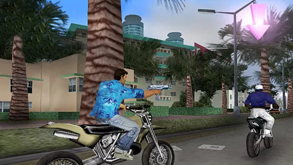 Grand Theft Auto: Vice City - PS2 spill